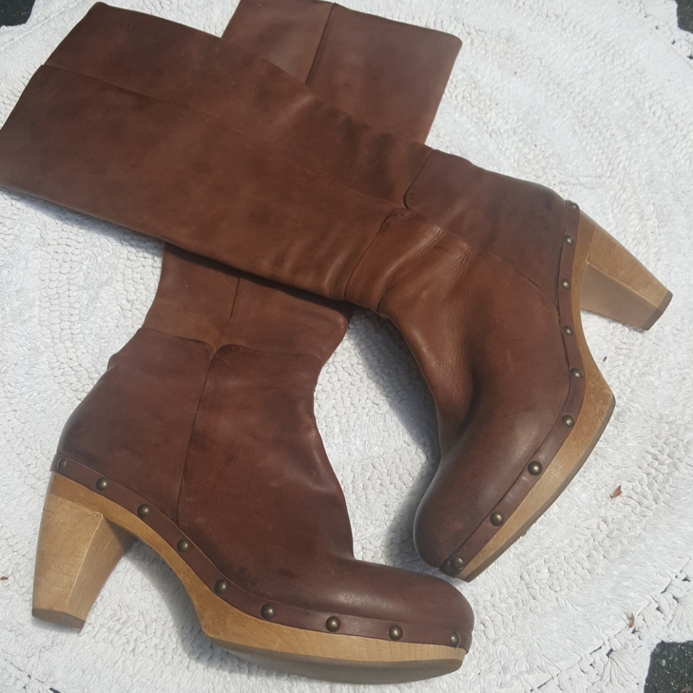 Coclico clog brown boots